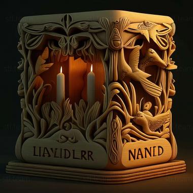 3D model The Legend of Candlewind Nights  Candles game (STL)